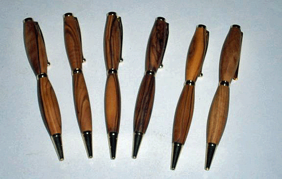 Hand-Turned Wooden Pens